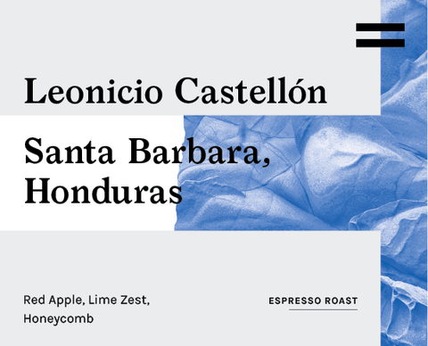 Leonicio Castellon, Honduras - Espresso Roast