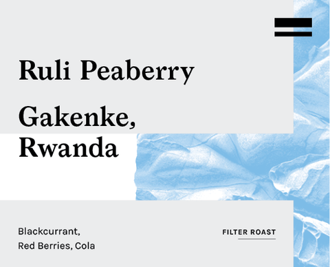 Ruli Peaberry, Rwanda - Filter Roast