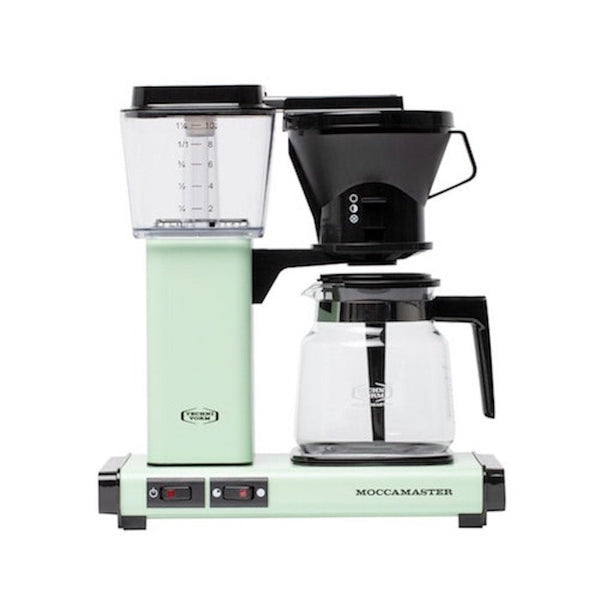 Moccamaster Classic - 1.25L Pastel Green with Glass Carafe